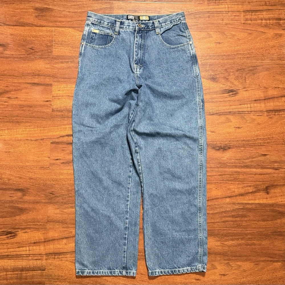 Vintage Southpole Blue Carpenter Jeans Men's Size 34x30 Y2K Baggy